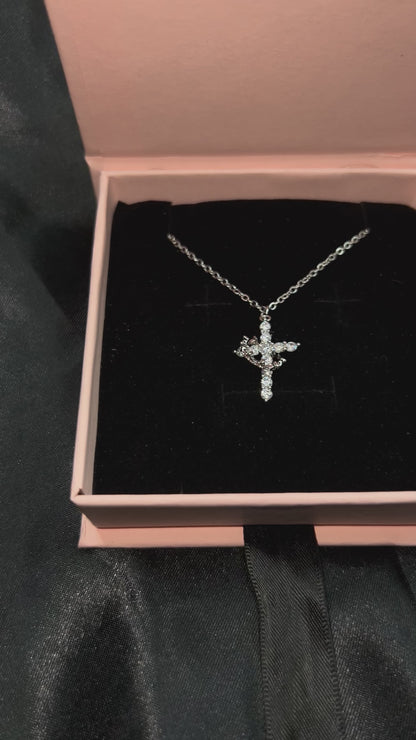 CROWNED FAITH NECKLACE™ (SILVER)